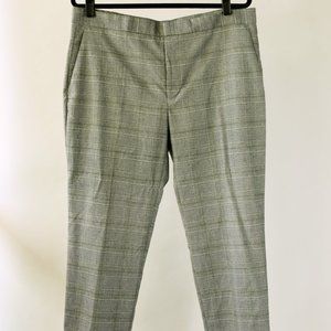 Zara Grey Checkered Pants 44